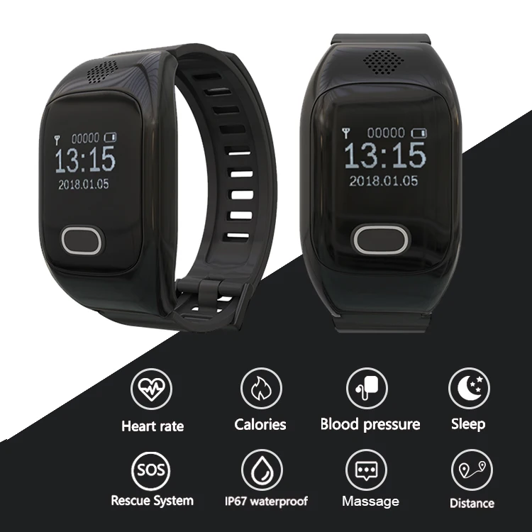 2018 Best Elderly Sos Smart Bracelet Watch For Elderly Gps Buy Smart