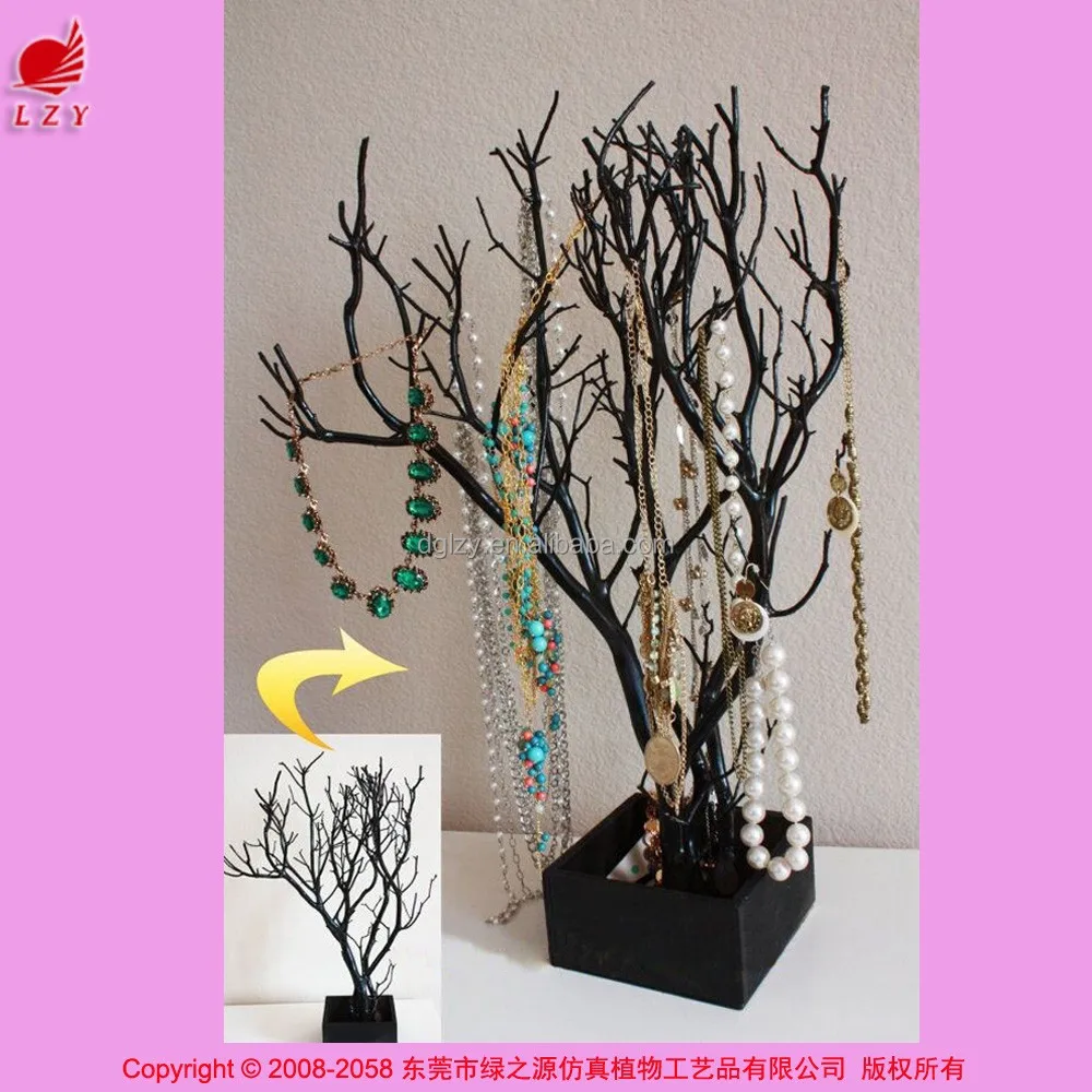 Visualizzazione ad albero di alta qualità bianco ramo decorativo ...