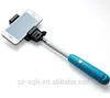 Newest plastic pole stick for taking picture and clip for smart phone photograph subsidiary pole