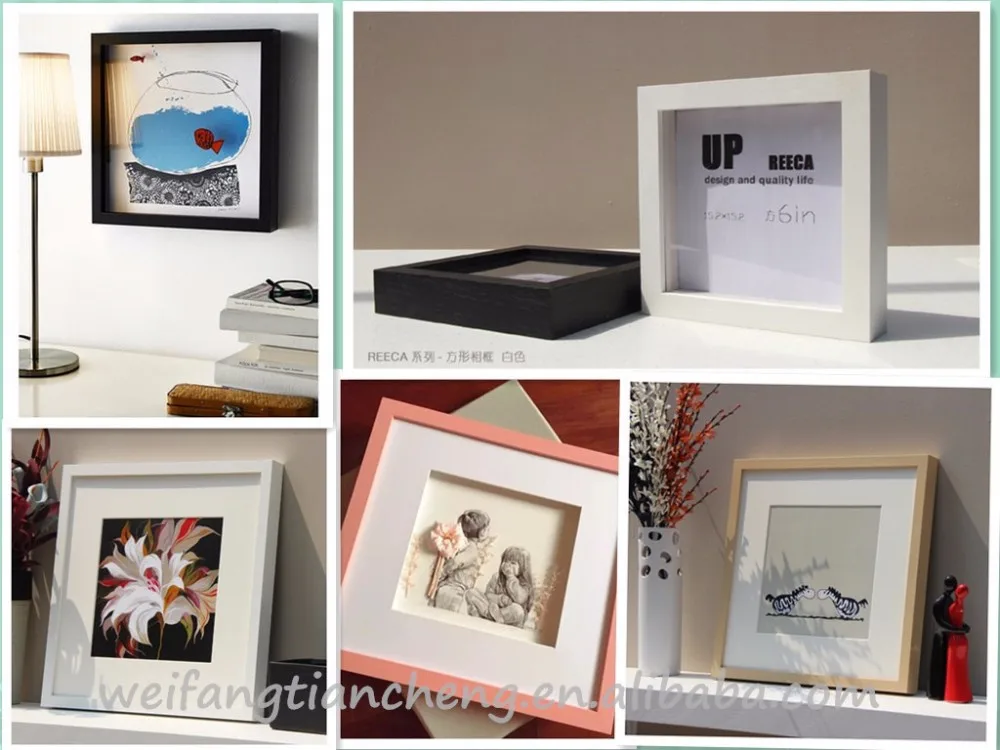 30x30cm Deep Frame 4x4 Painting Wood Moulding