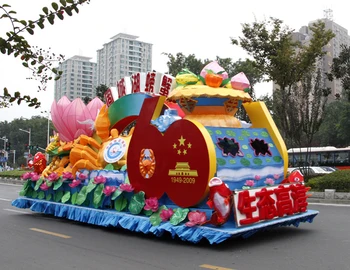 Fiberglass Decor Large Statue Parade Float Theme Manufacturers