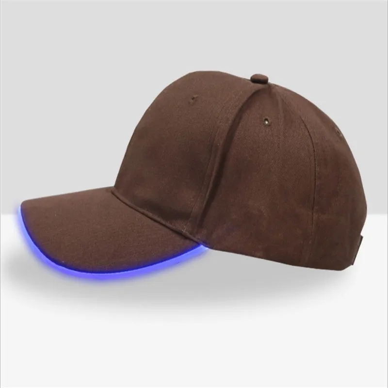 Unionpromo custom cotton multi color led light baseball cap brand