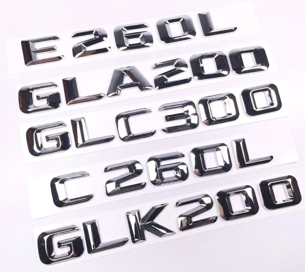 3m Glue Car Style Number Letters Car Emblem Buy Car Emblems And