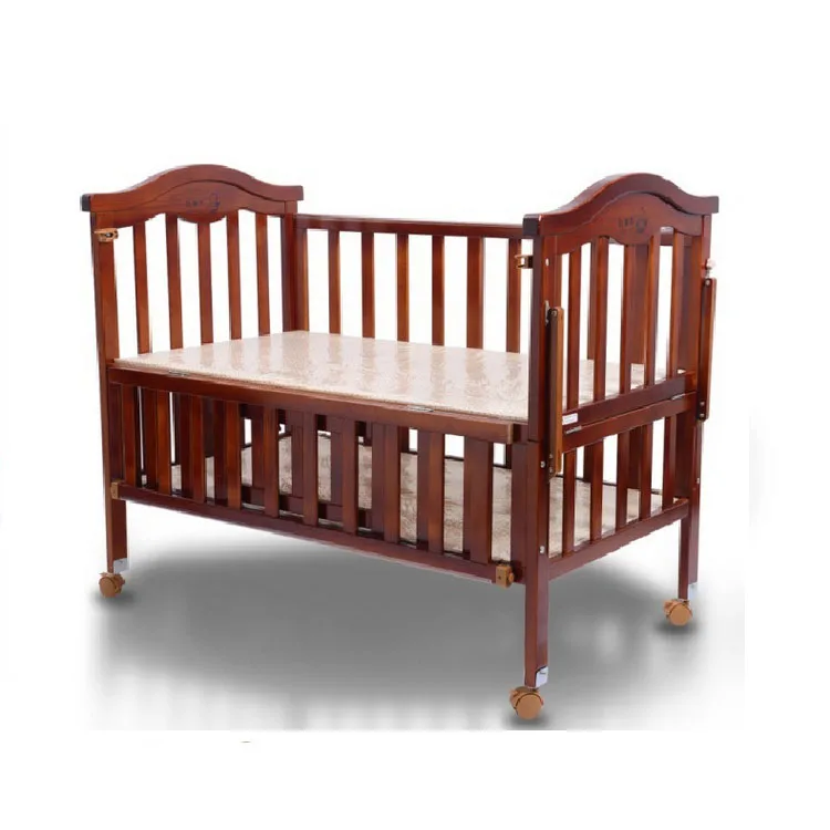 Best Quality Promotional Custom Made Safety Solid Wood Baby Crib