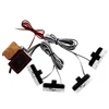 Wireless Car led flash light kit RF Remote Autos daytime running DRL Warning Led Caution driving lamp Emergency flasher strobes