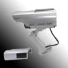 Security Solar CCTV False Outdoor CCD Red LED Light Bullet proof Dummy Camera