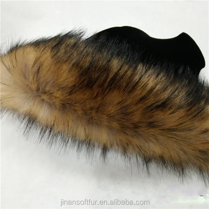 luxuy color faux fur fabric for winter women collar making