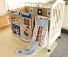 New arrival 100% cotton cute quilt patchwork animal pattern team sport bedding sets