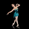 Adult High Costume Ballet Dance Dress Front Cut Out Stage Performance Gymnastics Leotard Dance Dress for Women