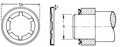 Spring Steel Starlock Push On Fasteners - Buy Starlock Push On ...