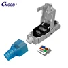 CNCOB 2019 cat8 rj45 plug connectors shielded field termination toolless plug