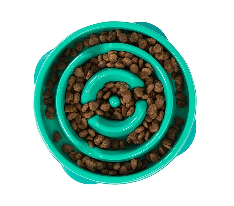 Plastic Maze Pet Slow Feeder Bowl Free Sample Dog Food Bowl For Dog