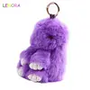 New and hot long lasting tassel key ring long lasting cute soft toy rabbit keychain
