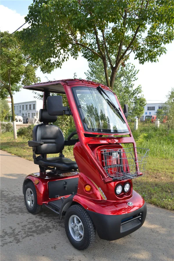 Folding Older And Disabled People Electric Mobility Scooter With Closed