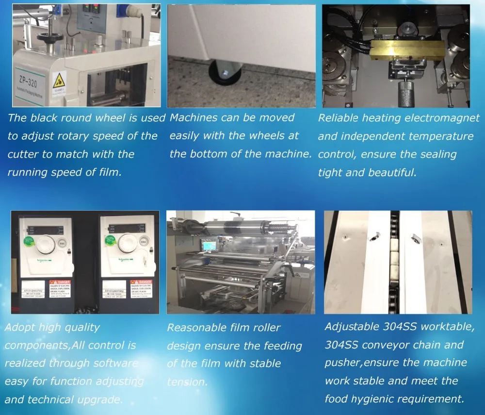 Bag Pillow Type Packaging Machine Honey Spoon/hardware/snack Multi-function Plastic Automatic Horizontal Pillow Packing Machine