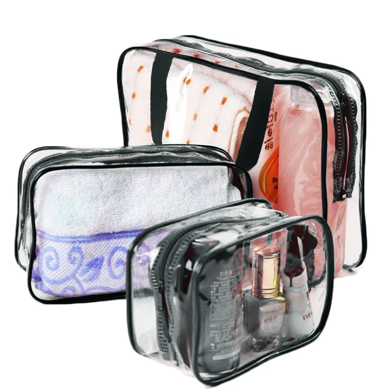 Customizable Portable Black Travel Small Polyester Microfiber Makeup