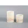 Wholesale OEM available personalized scented embed seashell wax candle