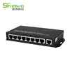 Low Cost Auto Overturn IEEE802.3x Fiber Network 8 Port POE Switch