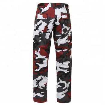 multi colored camo pants