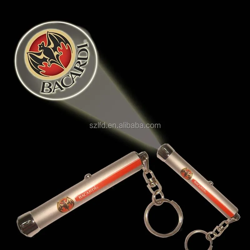 Logo projection flashlight