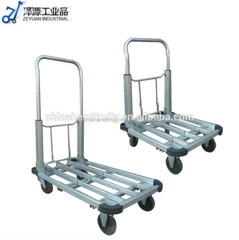 small luggage cart with wheels