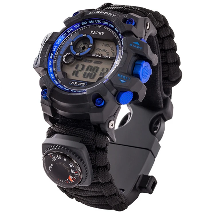 adventure adjustable waterproof survival watch - buy 生存手表