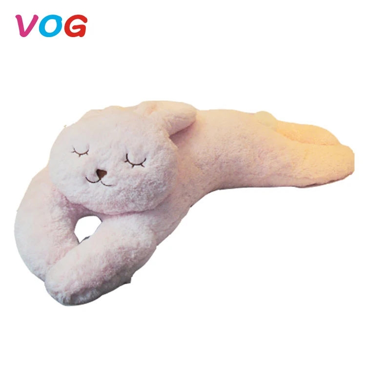 Custom New Products Animal Body Shaped Plush And Stuff Long Rabbit