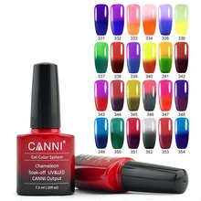 New 1Pc CANNI Thermal UV Gel Polish Temperature Color Change Gel Polish Varnishes Lacquer Color Coat