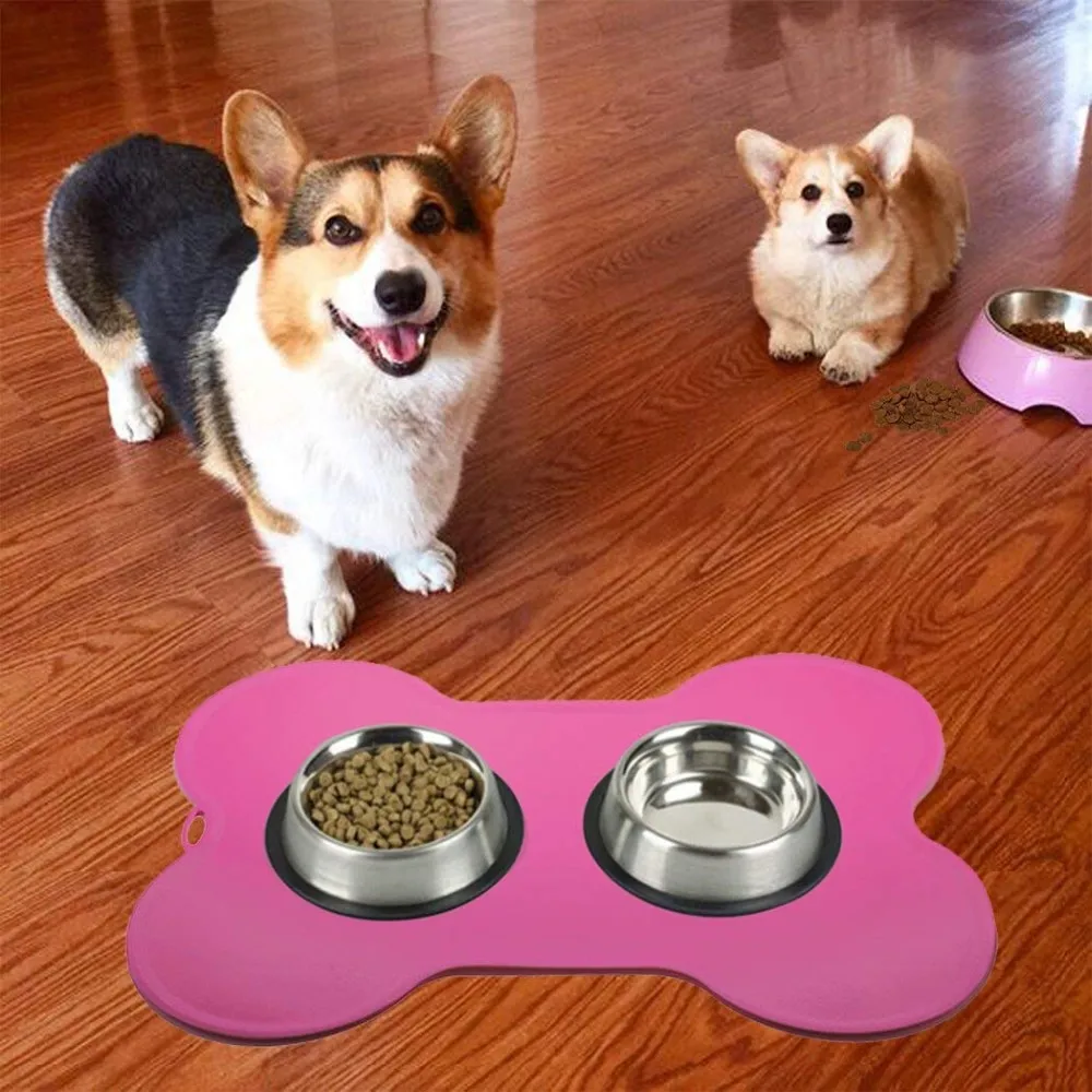 New Arrival Silicone Dog Food Mat Waterproof Pet Bowl Fda Grade Dog