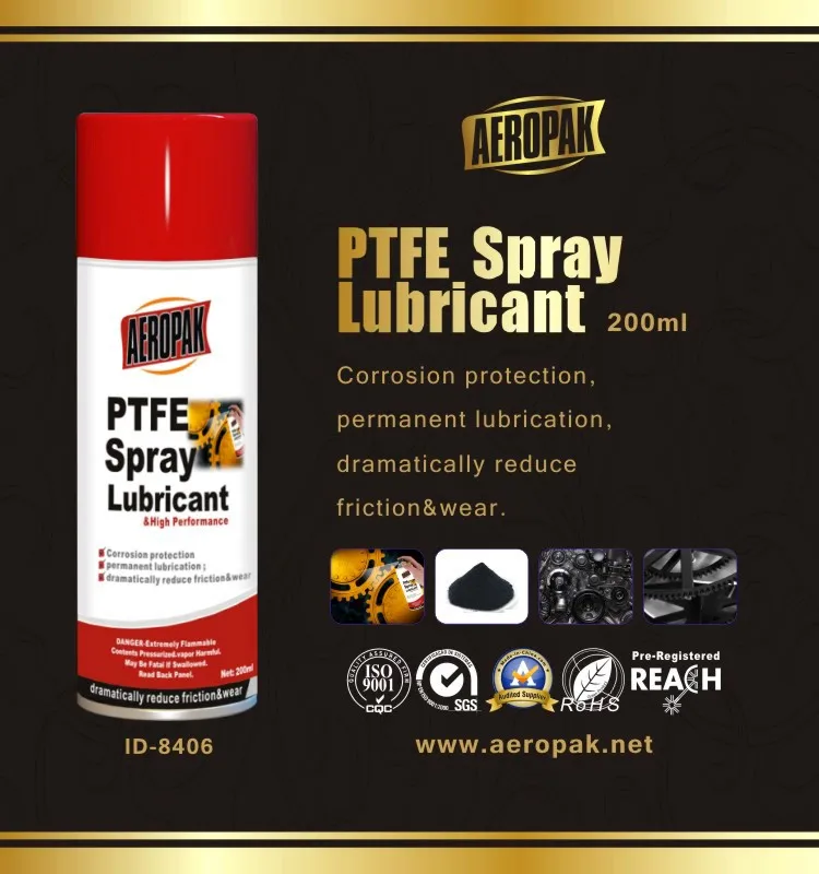 Aeropak High Performance Ptfe Spray Lubricant Spray Buy Special Grease Lubricant,Ptfe Spray