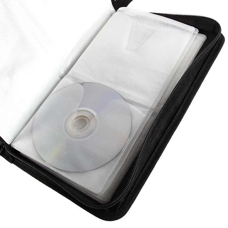Premium 80 Capacity Cd Wallet Storage Case With Handle Buy Cd Wallet Storage Case,Cd Wallet