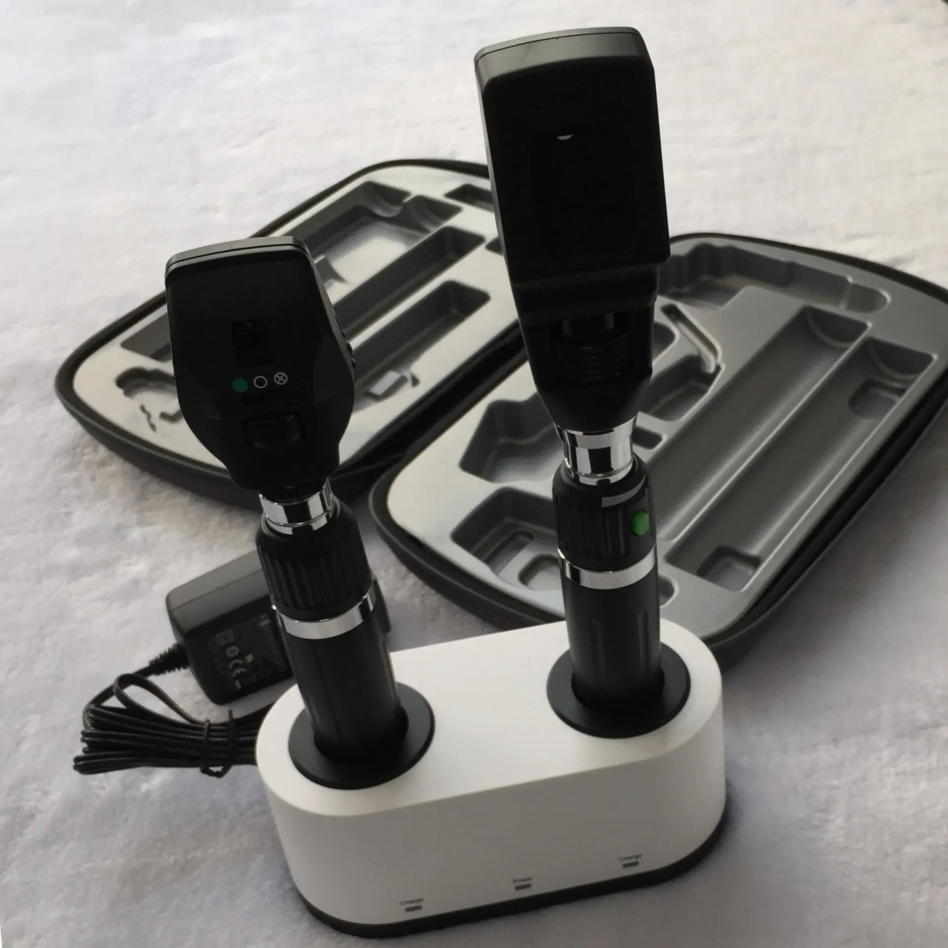 Rechargeable Ophthalmoscope And Retinoscope Diagnostic Combination