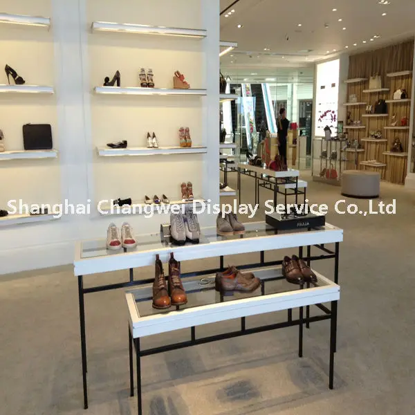 Retail Women Shoes Display Cabinet Table Retail Women Shoes Display Cabinet Table Desk Bag