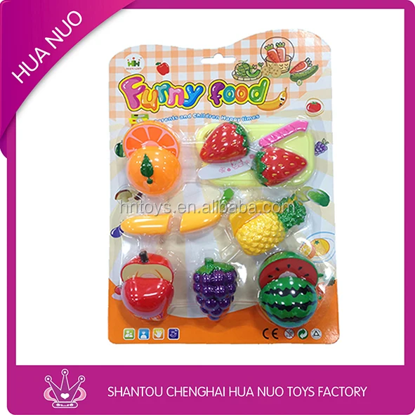 fruit slice toy set