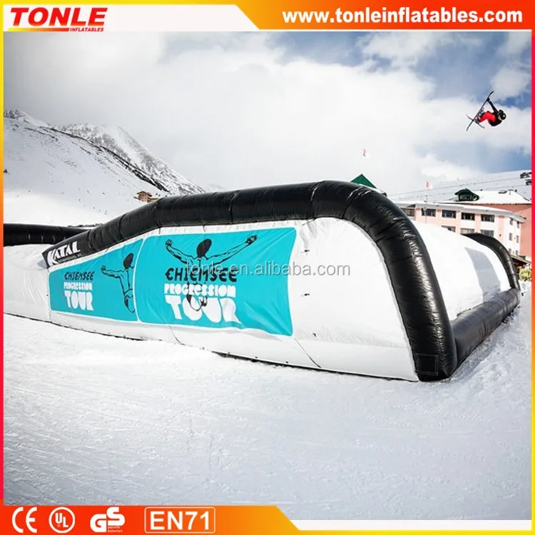 Discount Price Large Inflatable Snowboard Air Bag/ Jumping Airbag For