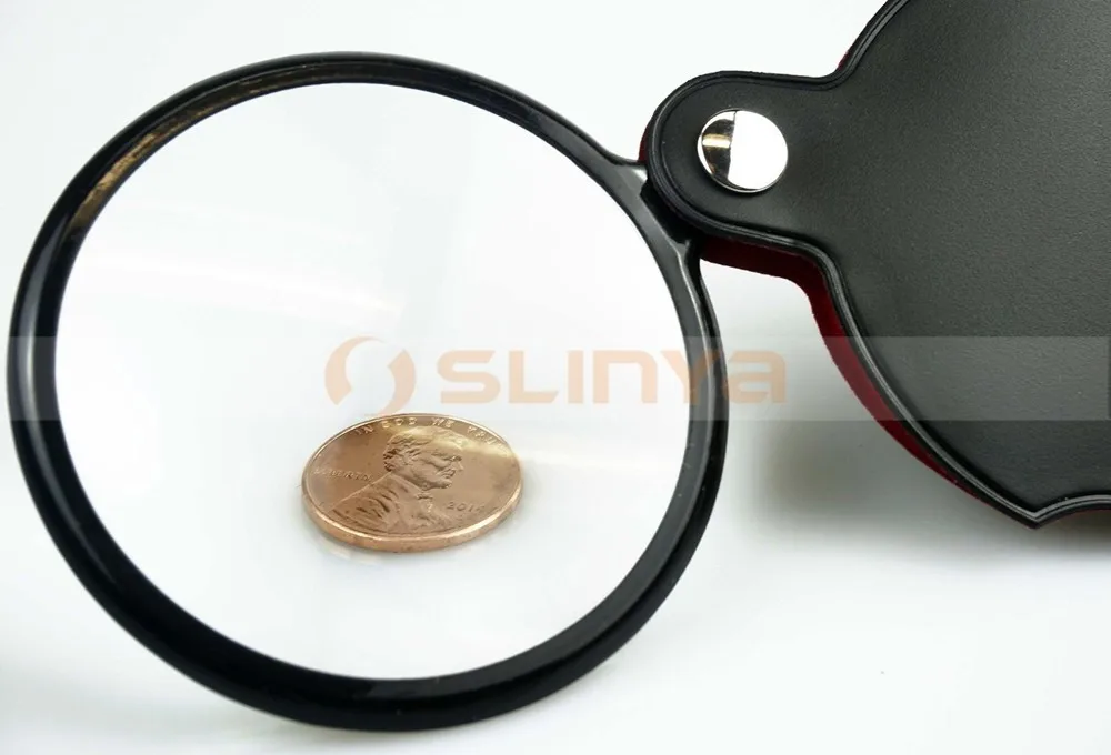 60mm Portable Leather Cover Holster Folding Magnifier Glass Lens Handhold Reading Loupe Buy 5250