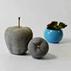 chic cheap cement decorative apple for home decoration