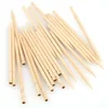 High quality wholesale disposable wooden flat long toothpicks