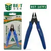 BEST 107F1 Professional Blue Handle Pliers Tool Micro Nippers Sharp Diagonal Electronics Cutters For Lead & Soft Material