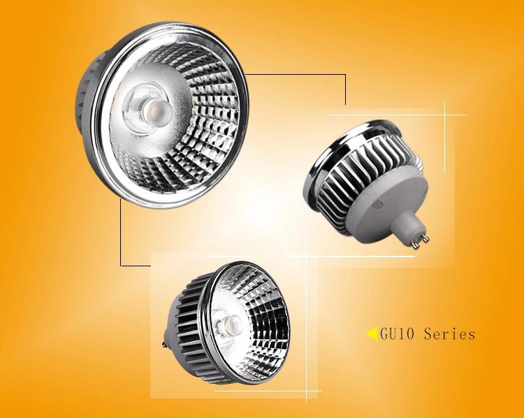 2015 new design Dimmable 12-24v gu10 rgb led spot light