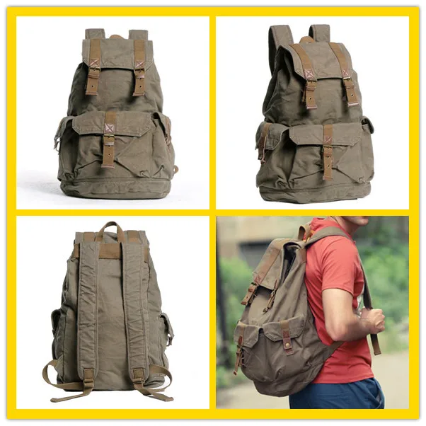 Tf2350 Large Military Canvas Backpacks For Travel Buy Canvas