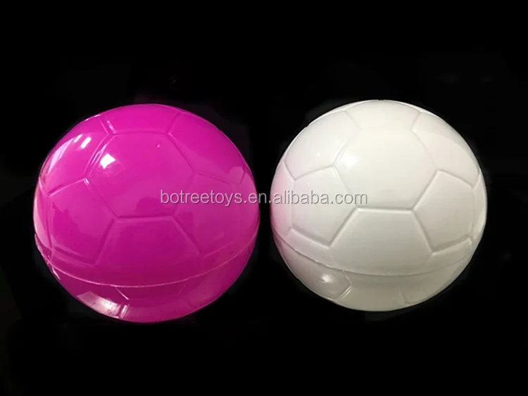 Soccer Shape Plastic Surprise Football Capsule Toys Buy Plastic