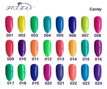 6pcs VEN Modern candy UV led color nail gel 15ml 24 colors for choice