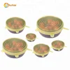 6-Pack of Various Sizes Silicone Stretch Lids Reusable Food Wrap