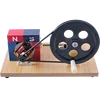 Hand-operated alternator for physics teaching