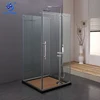 KK8010 Stainless steel Frameless Square Hinge Shower Enclosure Bathroom Designs