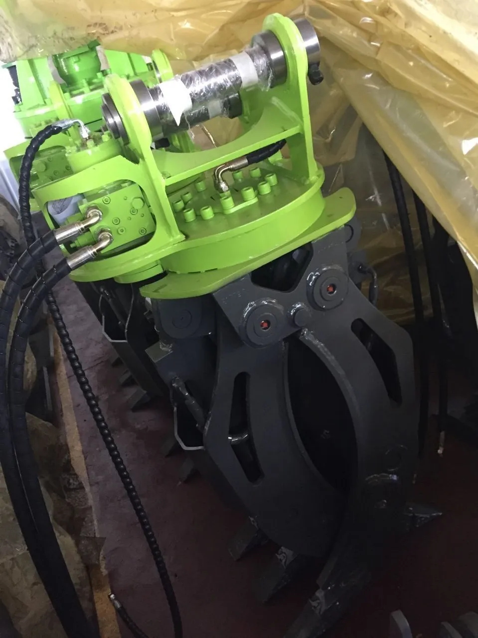 12t Excavator Hydraulic Rotating Stone Grapple China Excavator Log