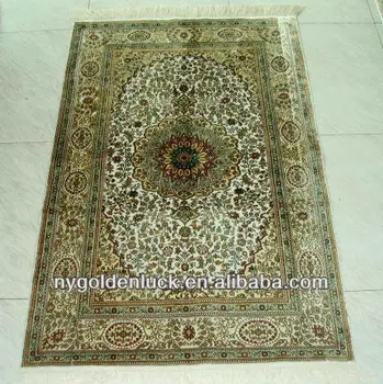2 5x4ft Man Made Silk Rug Kashmir Carpet 2 5x4ft Man Made Silk Rug