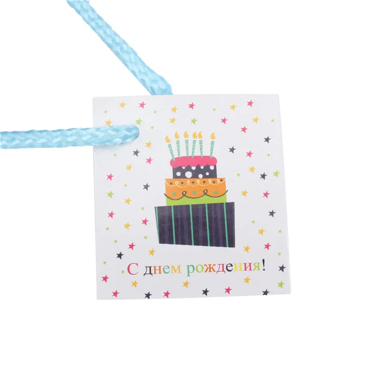 High Quality White Cheap Fancy Reusable Unoccupied Birthday Paper Bag For Gift