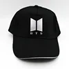 Hot Sale Korean Style K-POP BTS Bulletproof Boy Scouts black Hats Fashion Teenager Baseball Caps Hip Pop Cap